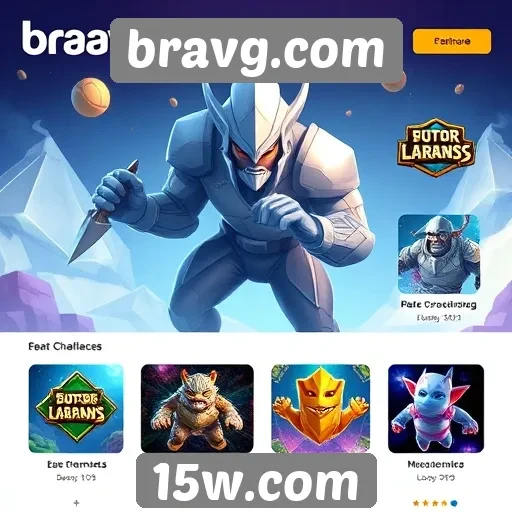 Comparativo de jogos disponíveis no bravg.com